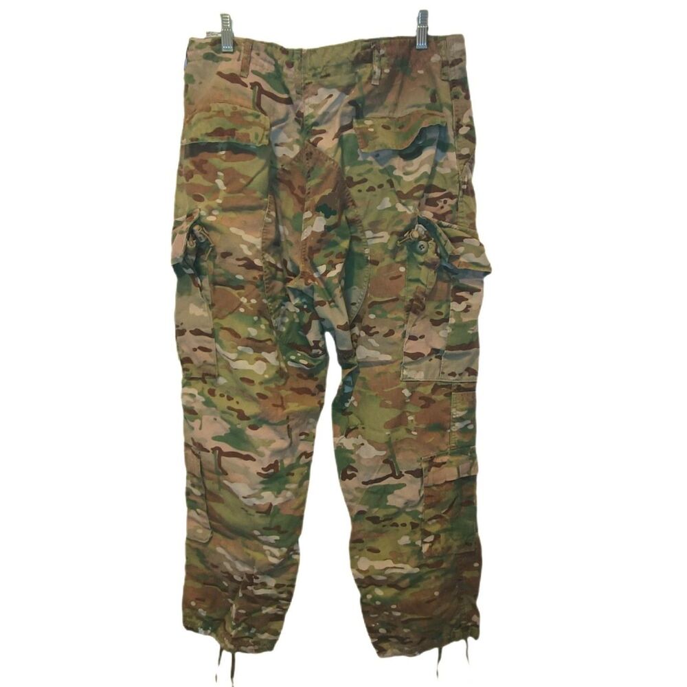 Military Camo Pants Flame Resistant Multi Pockets Size 38